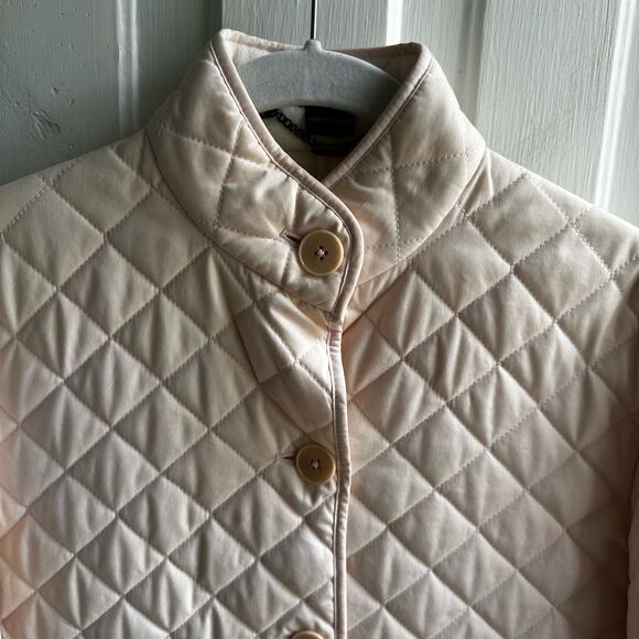 Ralph Lauren Black Label Blush Pink Quilted Fleece Lined Jacket - Picture 3 of 9